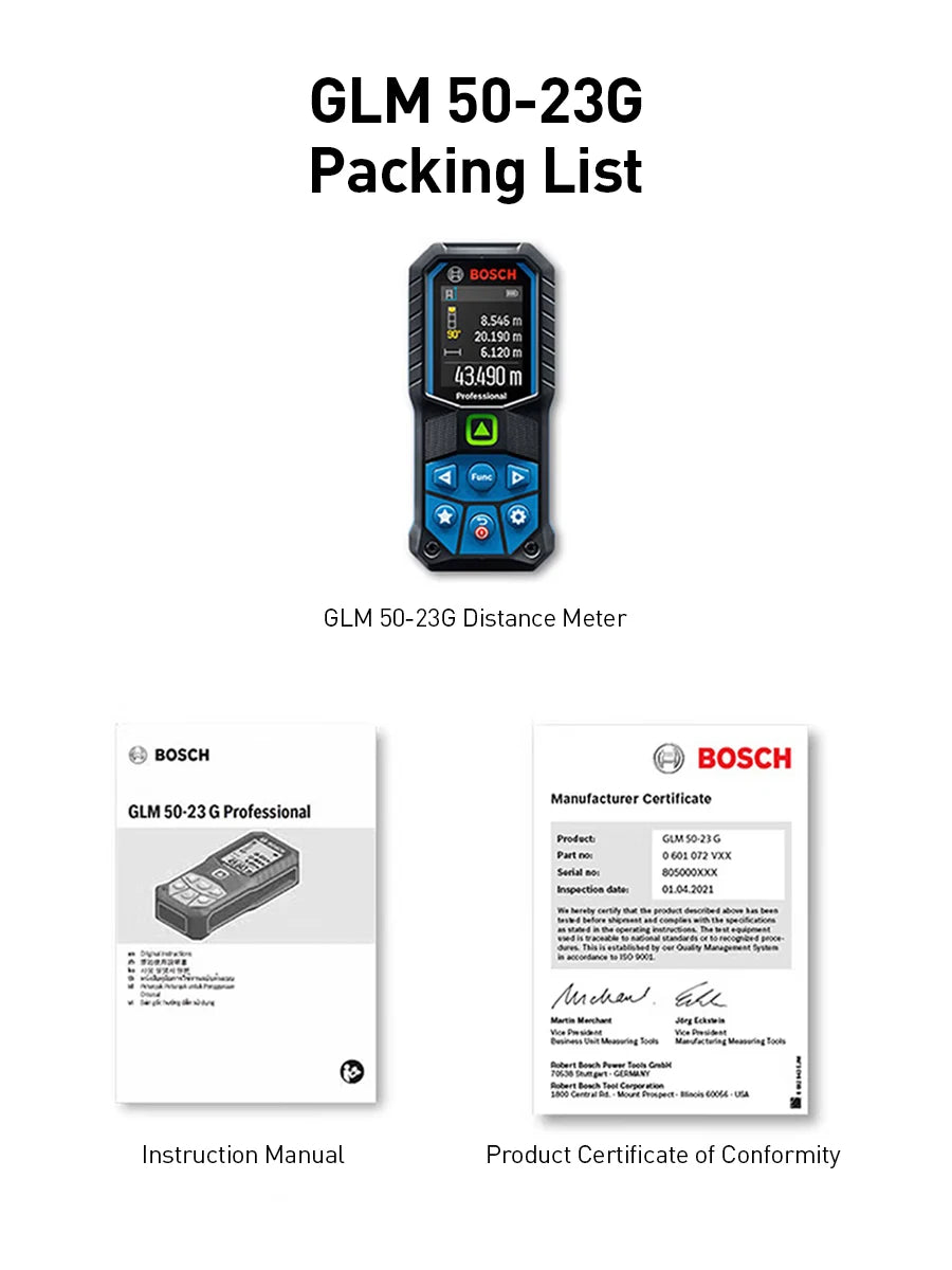 Telémetro Láser Bosch GLM5027