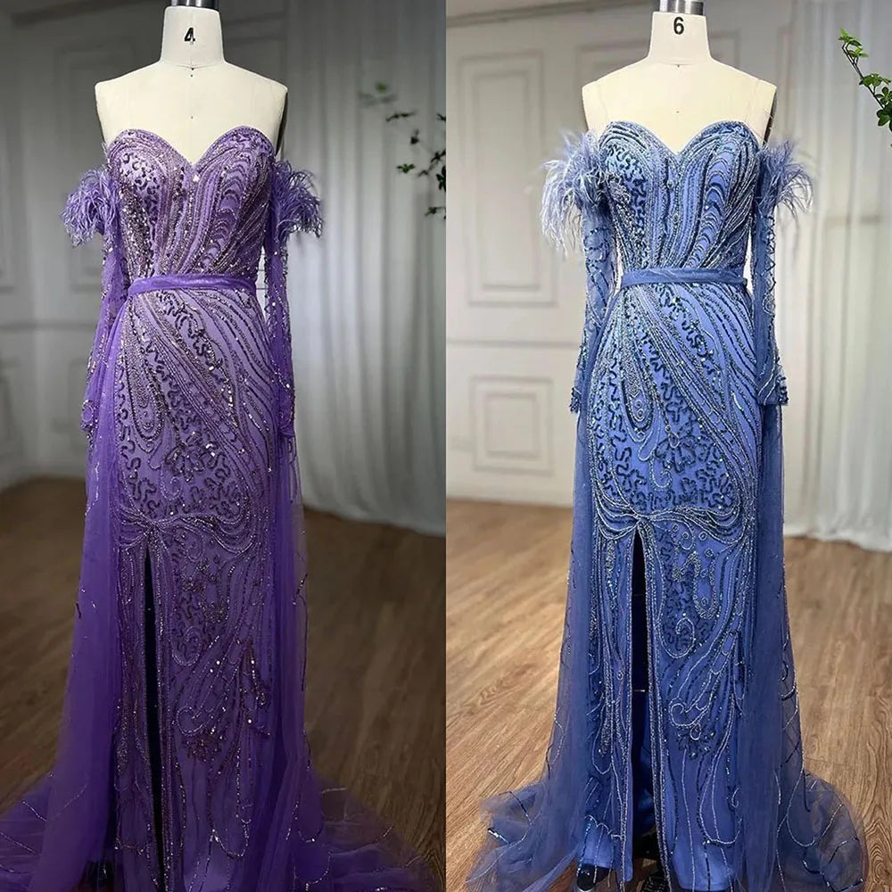 Vestido árabe de lujo sirena