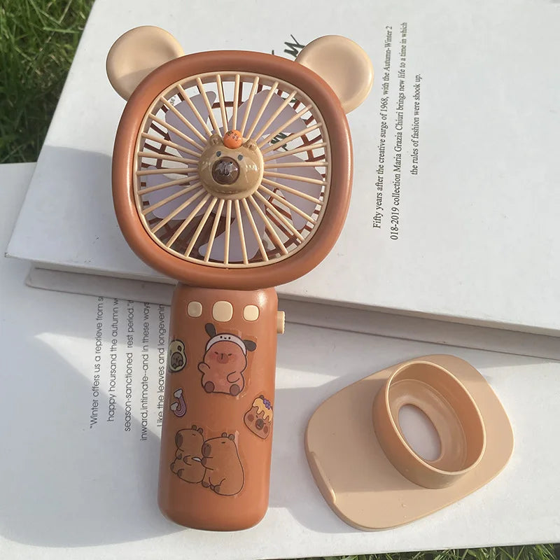 Escritorio Mini portátil Cargador USB Pequeño ventilador