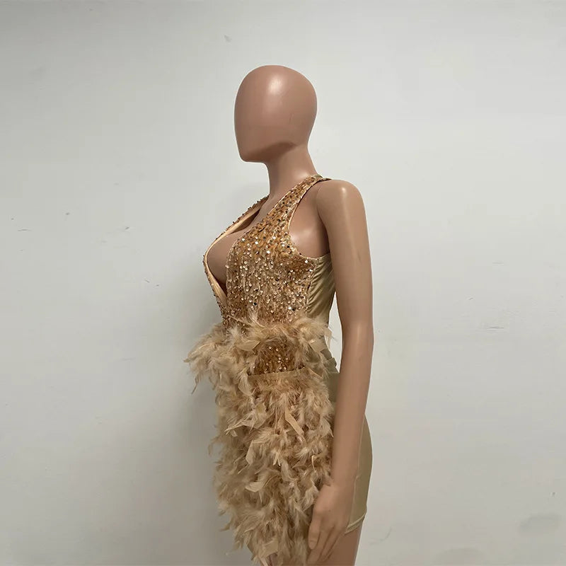 Vestido corto a la Cadera