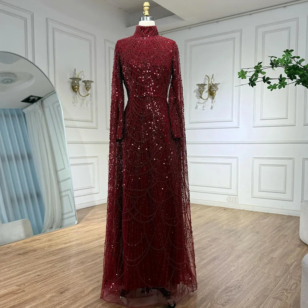 vestidos de noche vestido con cuentas para fiesta de mujer LA72591