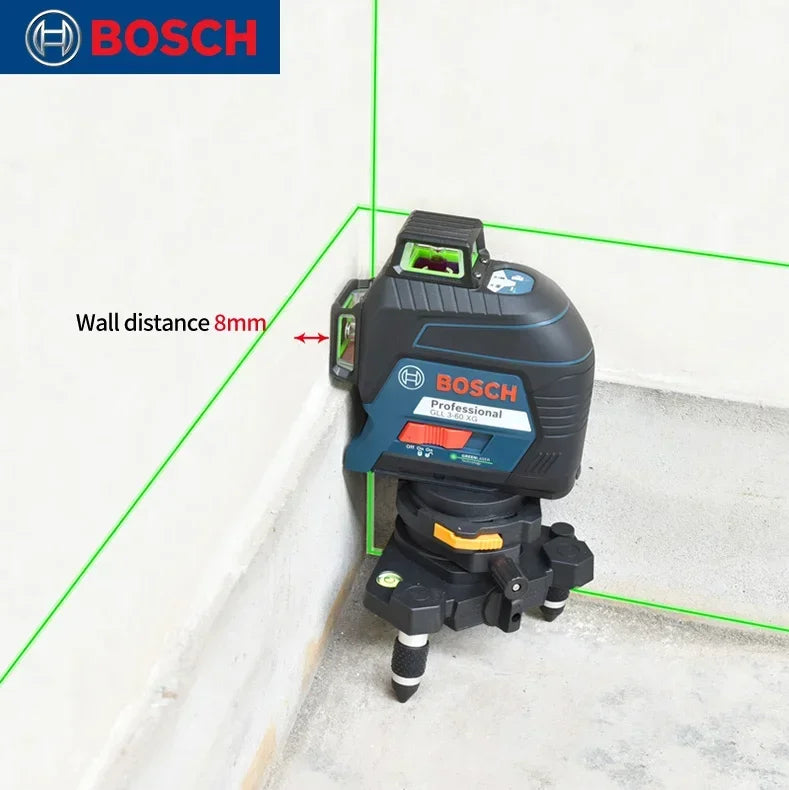 BOSCH 12 Líneas Nivel Láser Verde Nivel 3D Autonivelante 360 °