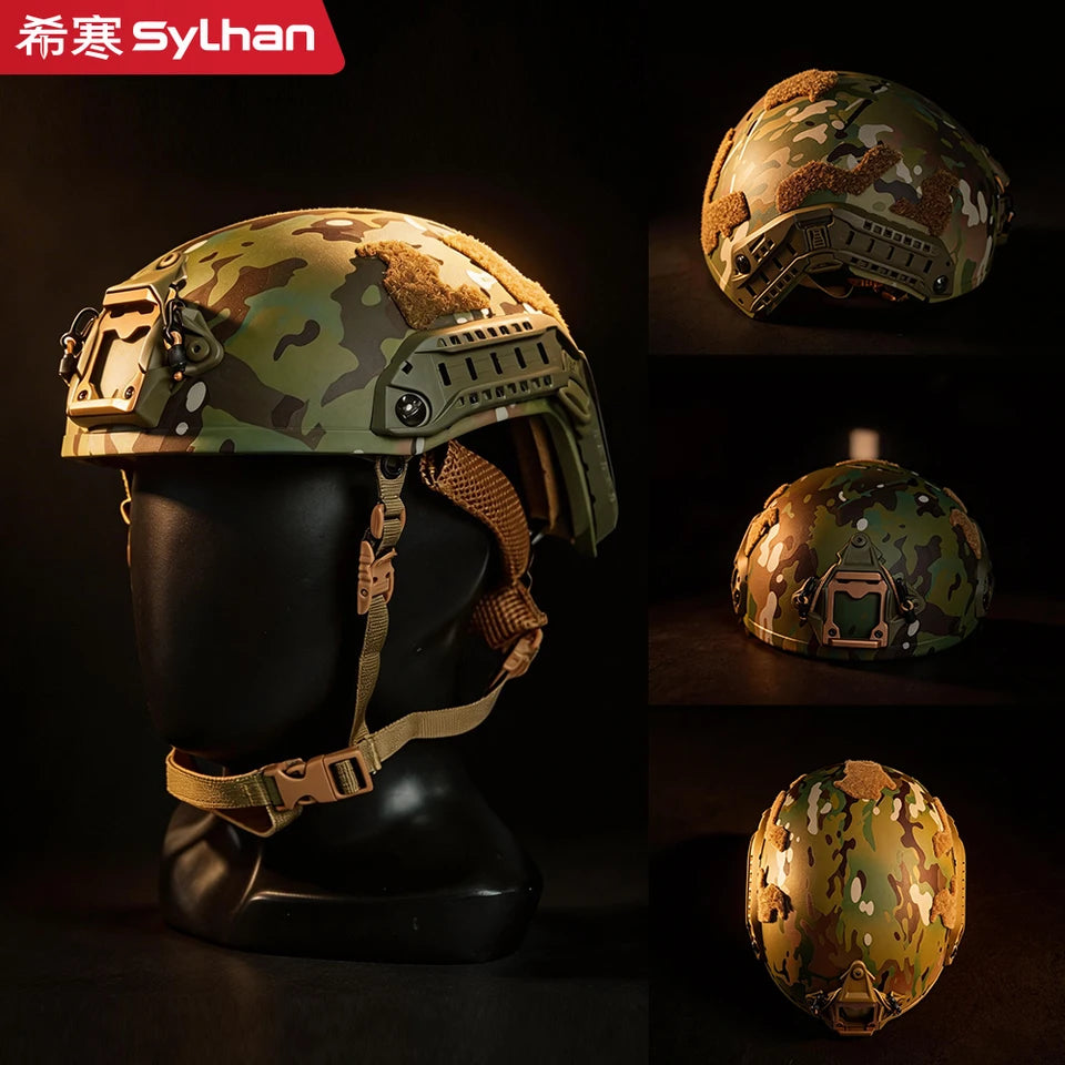 Casco Táctico Balístico de Aramida Ligero