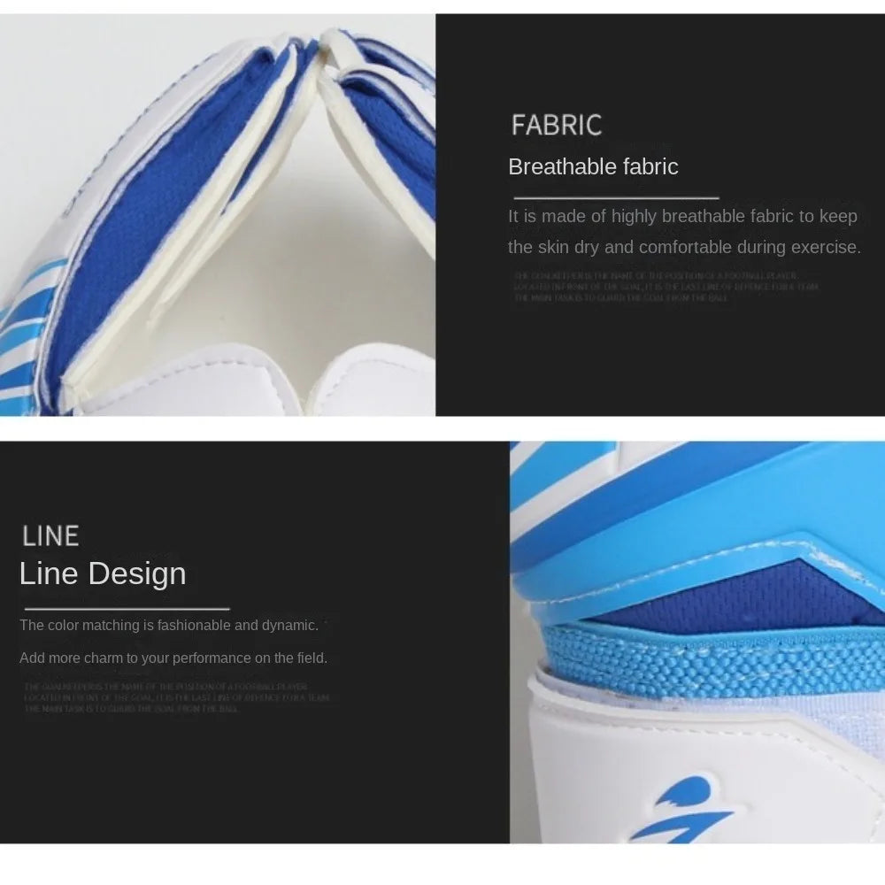 1 par de guantes de fútbol resistentes al desgaste,