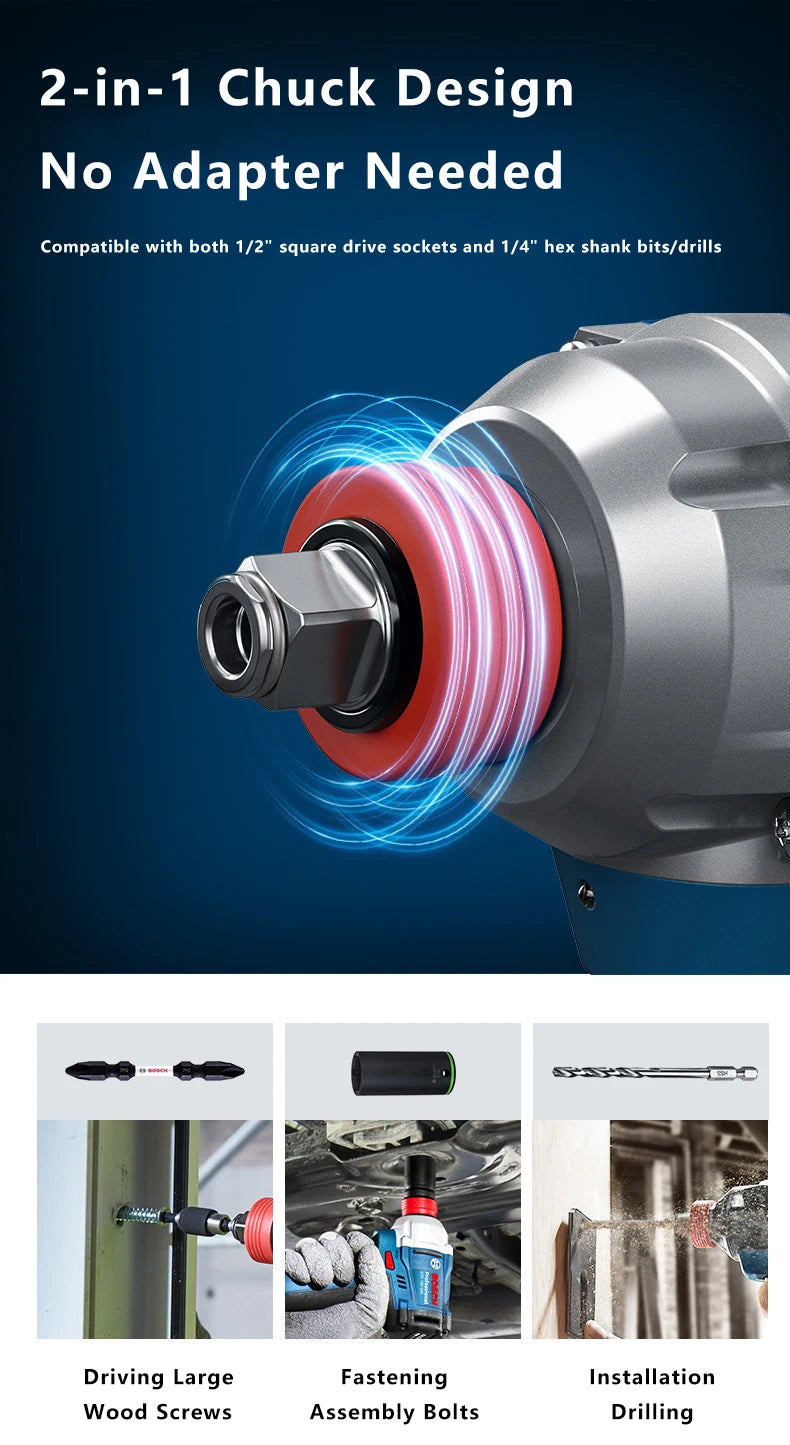 Atornillador de Impacto Inalámbrica Original Bosch GDX 18V-285