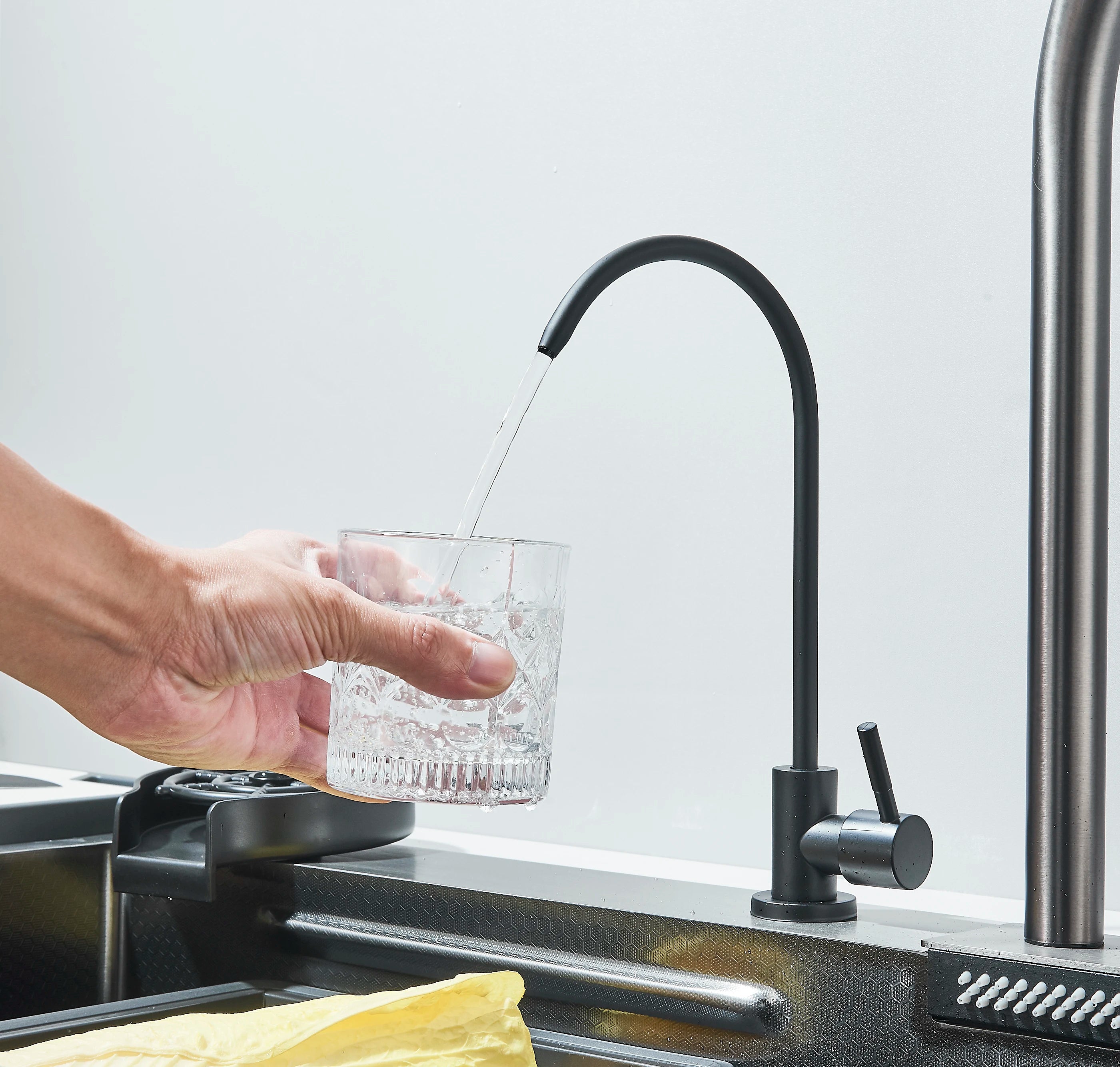 Fregadero de cocina multifunción de acero inoxidable