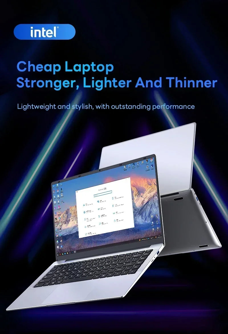 ordenador portátil de negocios de 14,1 pulgadas, 12GB de RAM, 1TB, 2TB SSD,