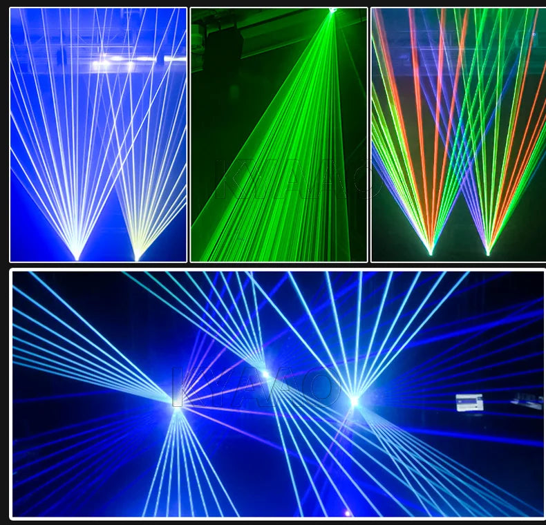 Proyector de iluminación de escenario de discoteca láser de 5W con Control