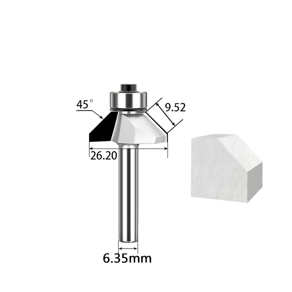 Fresa de bisel de diamante