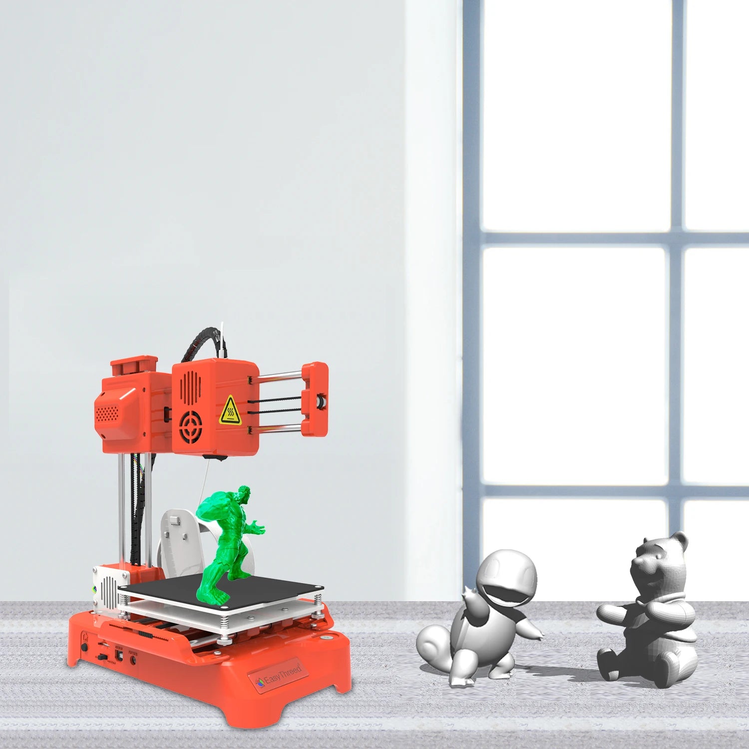 Mini impresora 3D de escritorio K7, tamaño de impresión de 100x100x100mm
