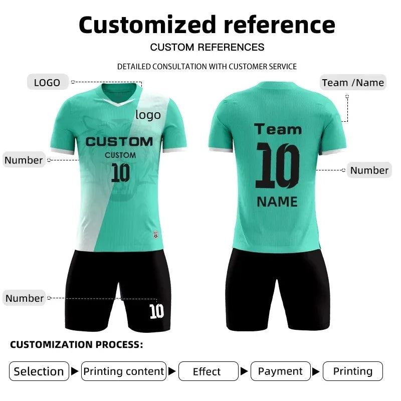 Camiseta de Fútbol para Adultos y Niños