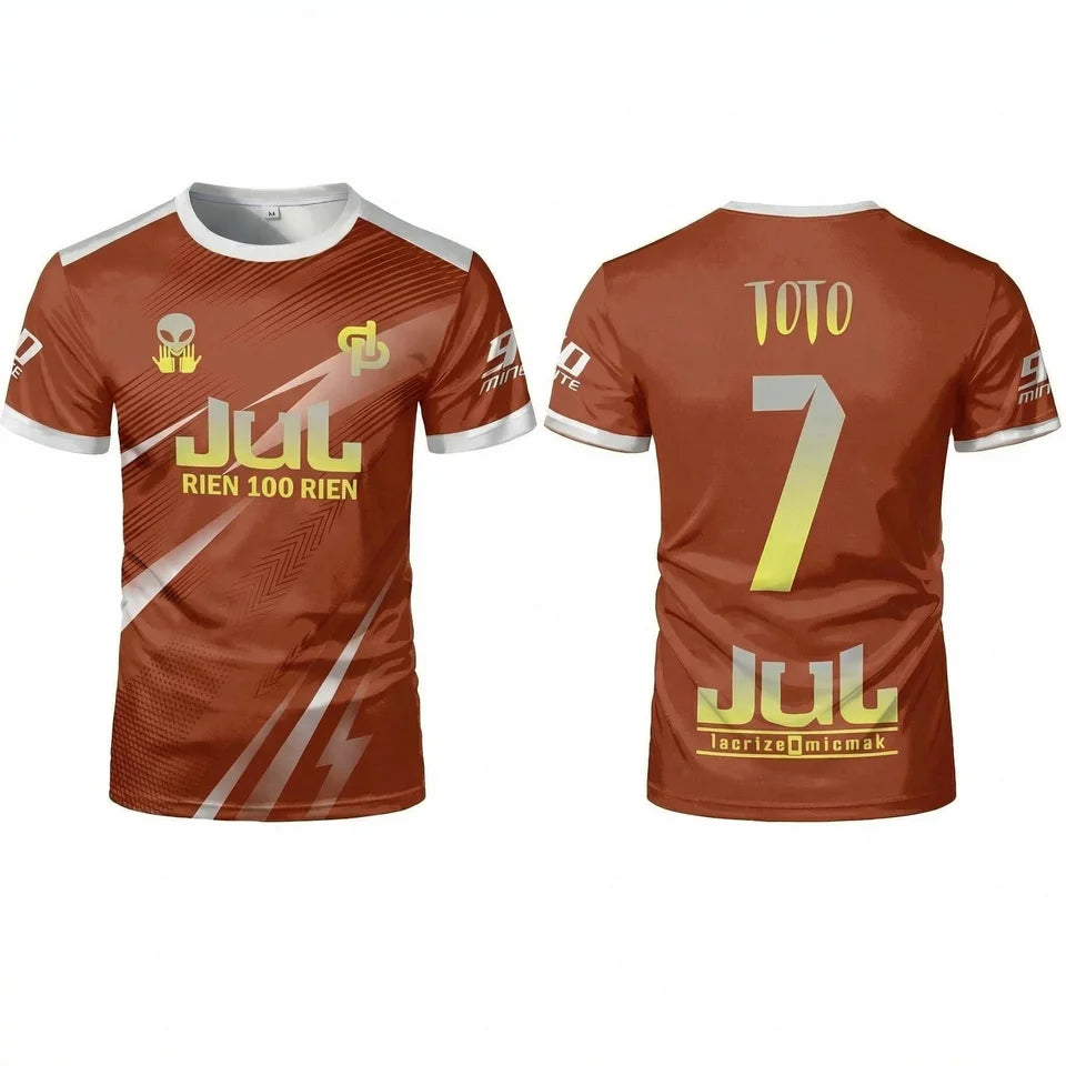 Camiseta de Fútbol Transpirable de Verano 2026 JUL Toto Ninetta Rien 100 Rien