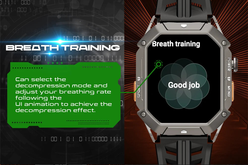 reloj inteligente deportivo resistente al agua