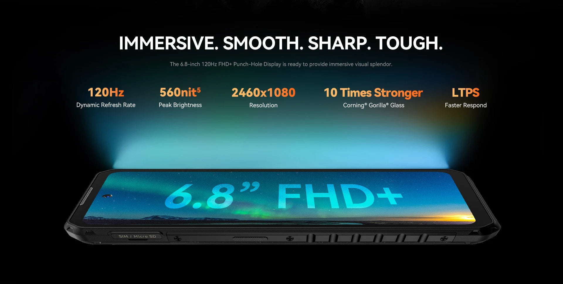 teléfono móvil G99 120Hz 6,8 ''pantalla 24GB RAM 256GB ROM 108MP