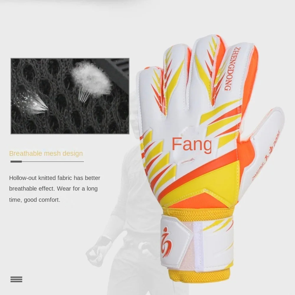 1 par de guantes de fútbol resistentes al desgaste