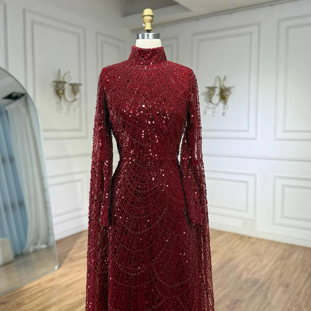 vestidos de noche vestido con cuentas para fiesta de mujer LA72591