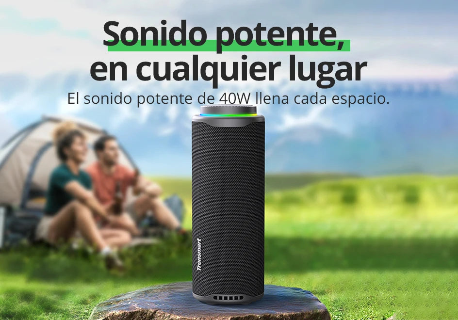 Altavoz Bluetooth portátil resistente al agua