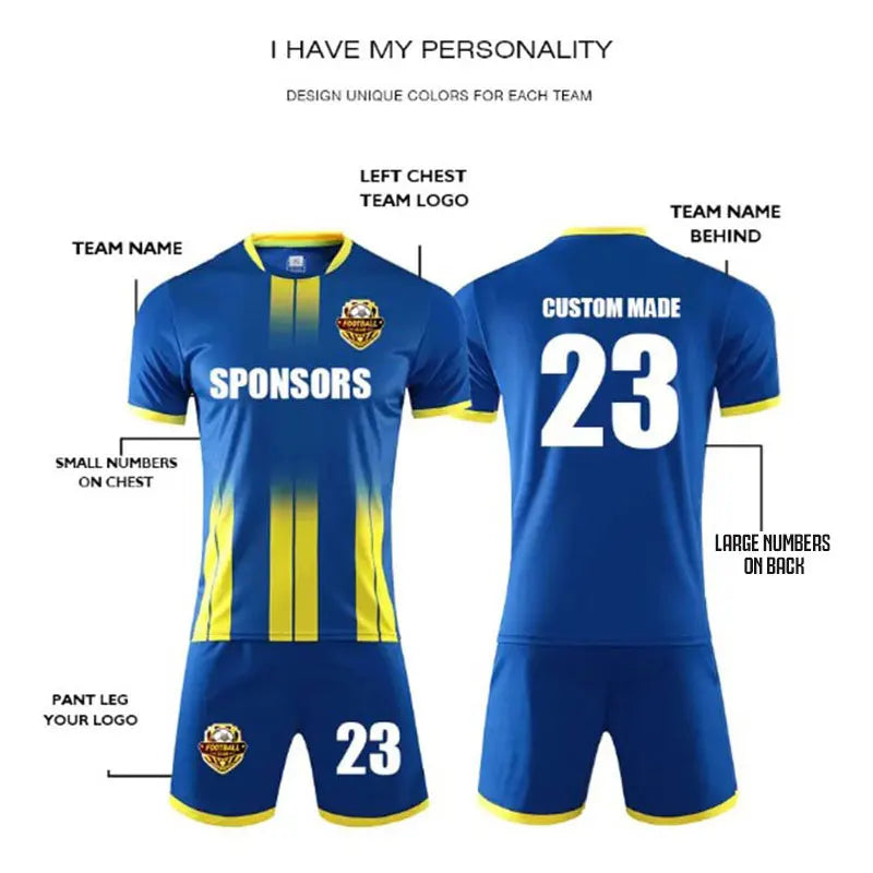 Camisetas de fútbol para adultos y niños