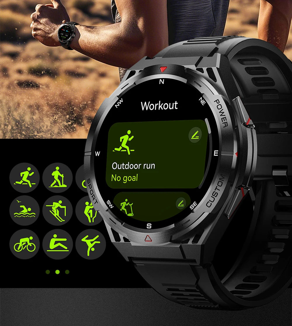Smartwatch AMOLED de 1,43 pulgadas, reloj deportivo