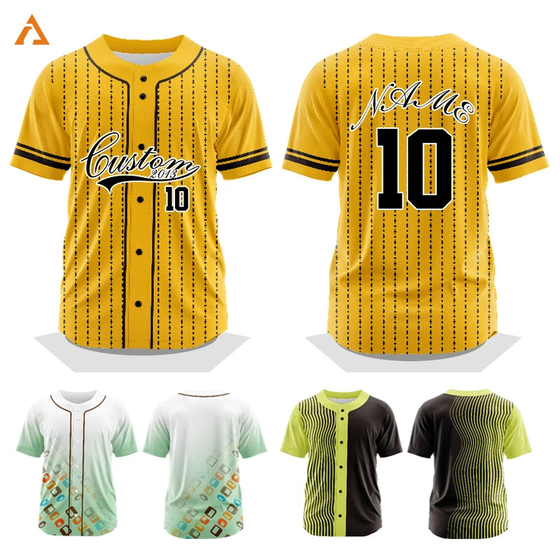 Camiseta de béisbol personalizada