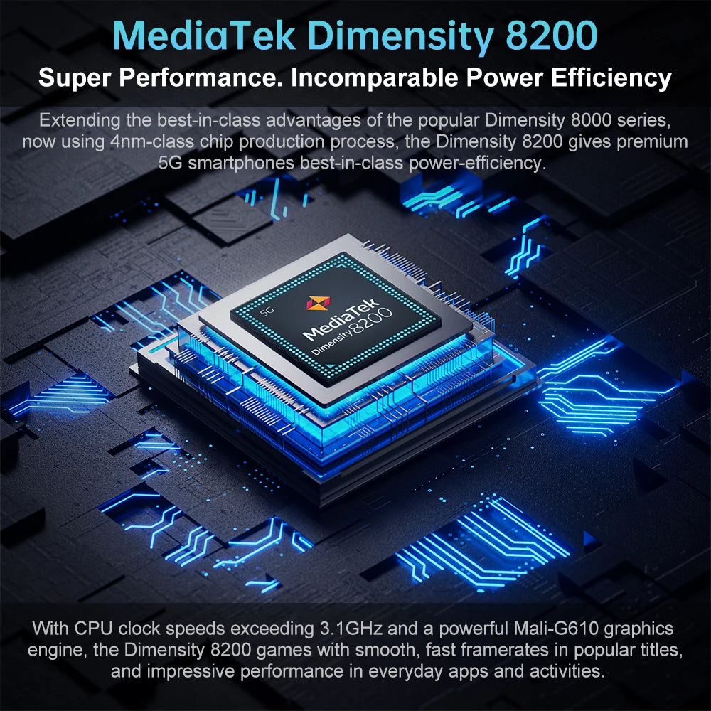 Teléfono inteligente con 100 lúmenes 120Hz proyector 32GB + 512GB 5G