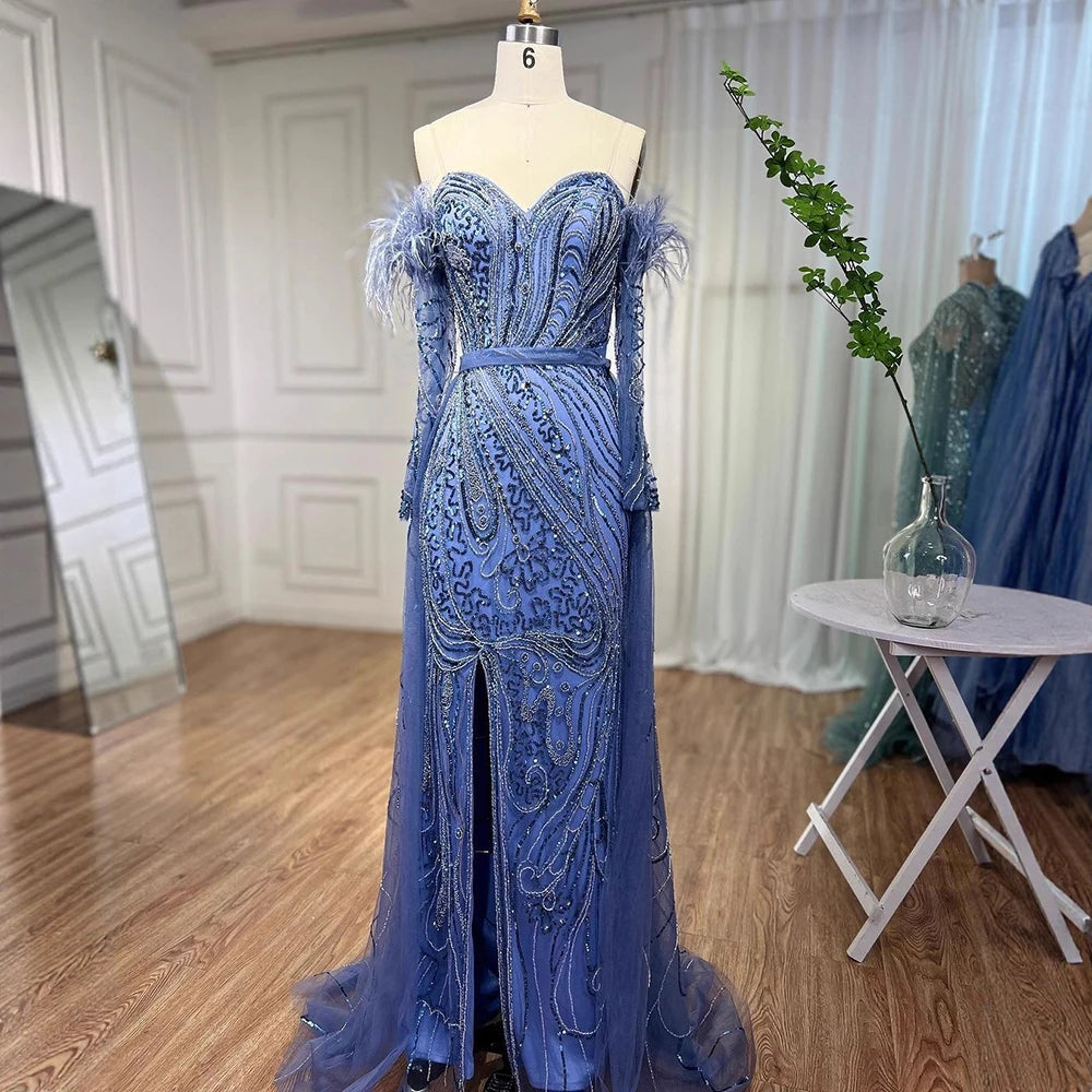 Vestido árabe de lujo sirena