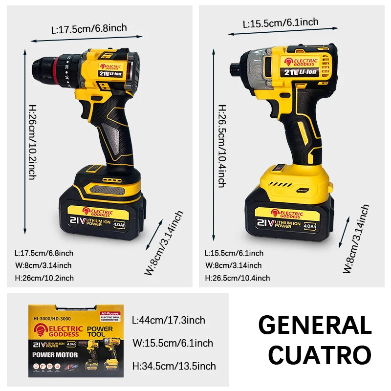 Taladro de impacto 21 v