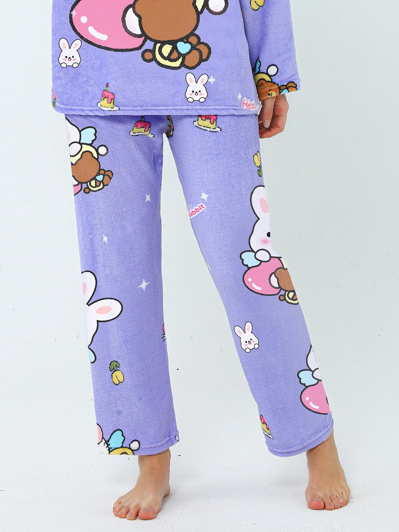 Conjunto de Pijama de Felpa
