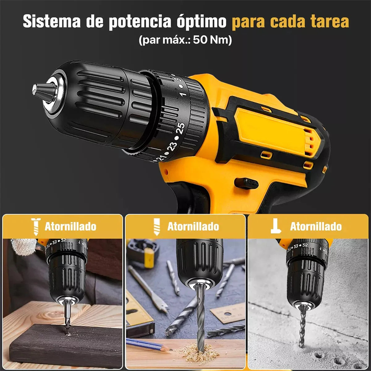 Taladro inalámbrico
