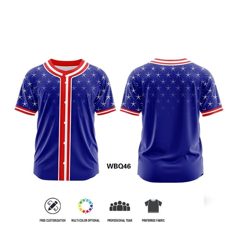 Camiseta de béisbol personalizada