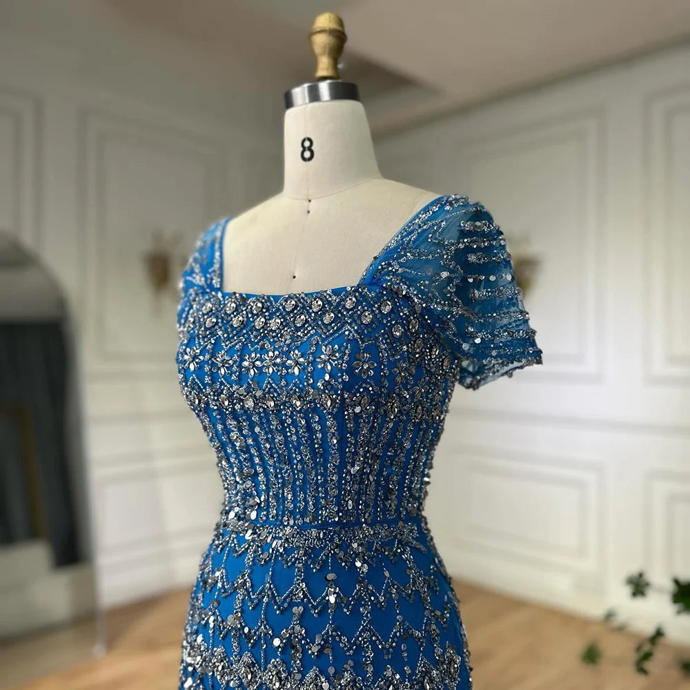 Vestido árabe blanco sirena