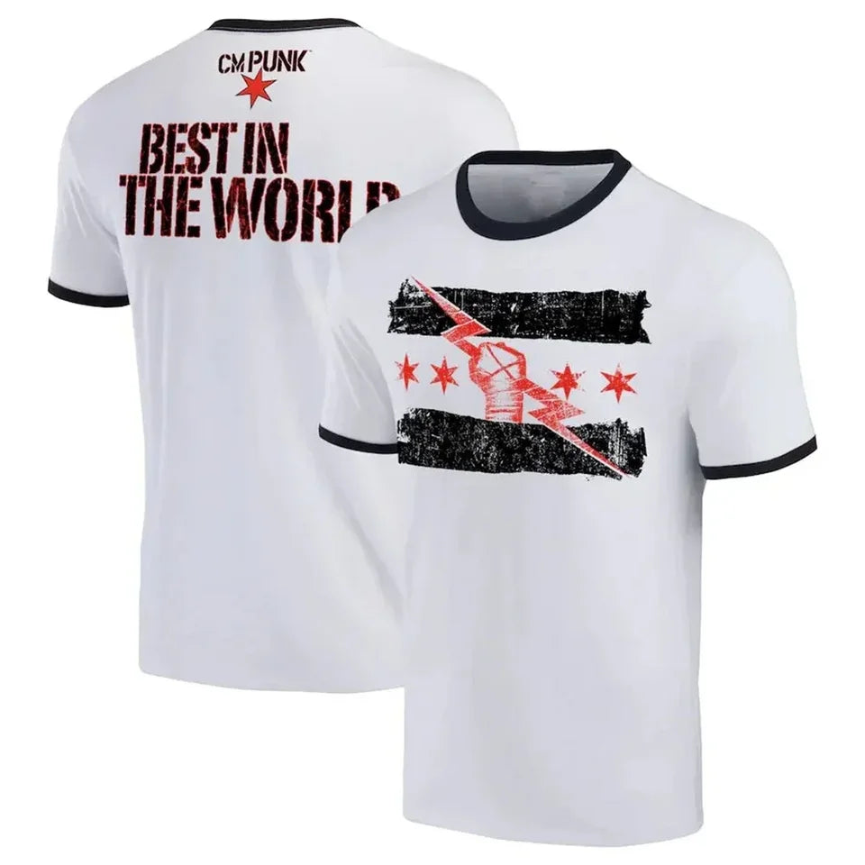 Camiseta con Gráfico de Cm Punk