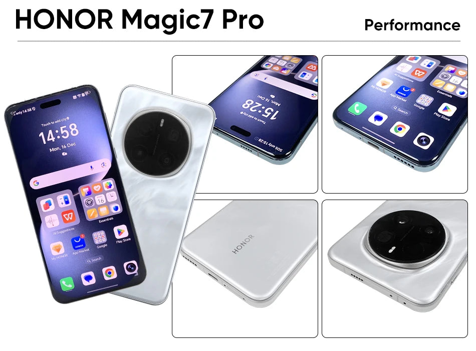 Smartphone HONOR Magic7 Pro 5G con IA, Snapdragon