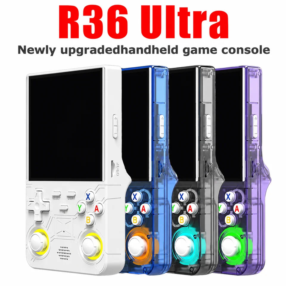 Consola R36: joysticks RGB juegos retro