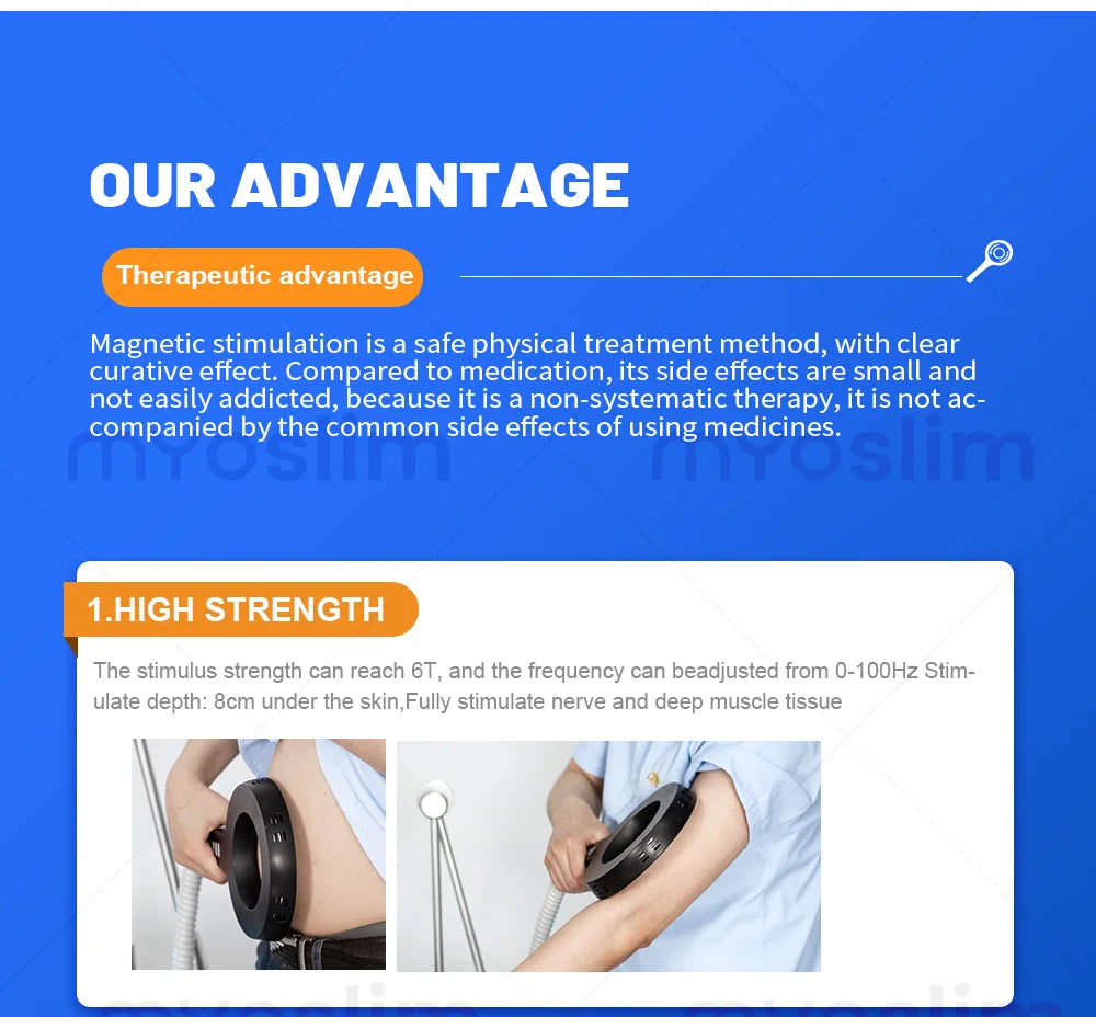 Portátil Emtt fisioterapia Magnetoterapia