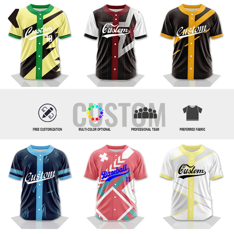 Camisetas de Béisbol Personalizadas