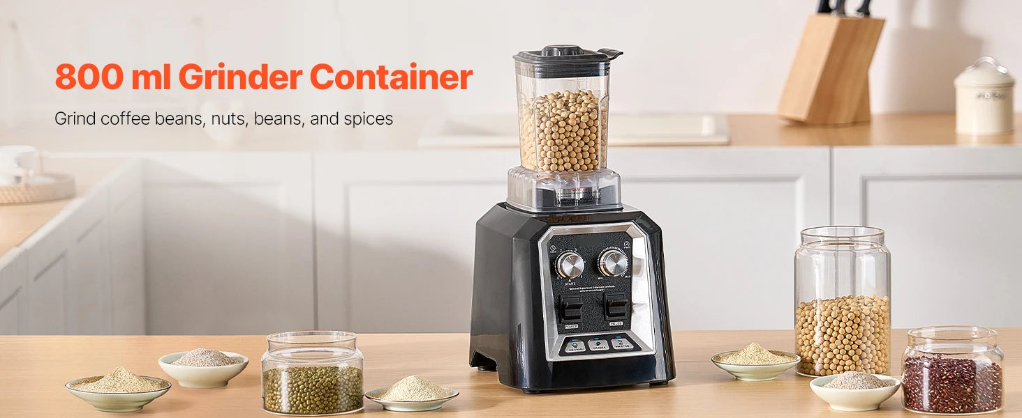 Licuadora para batidos Licuadora de 68 oz y 1400 W