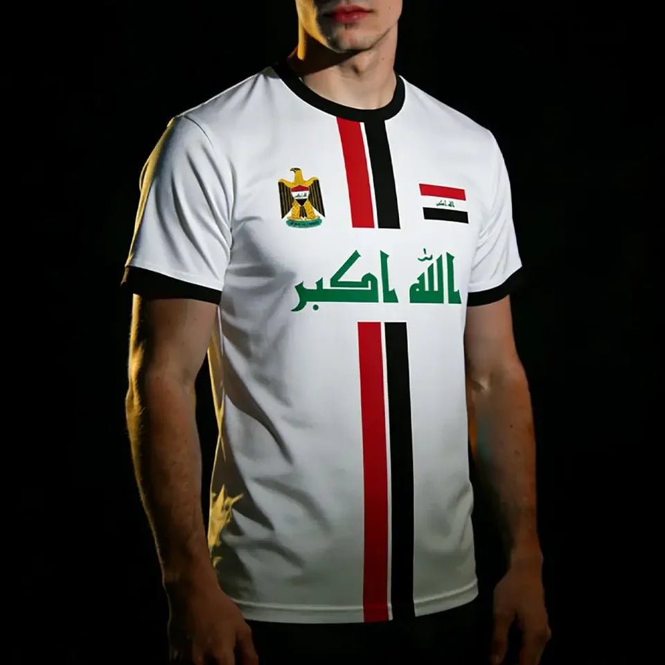 Camisetas Deportivas con Estampado Estilo Irak para Hombre y Mujer
