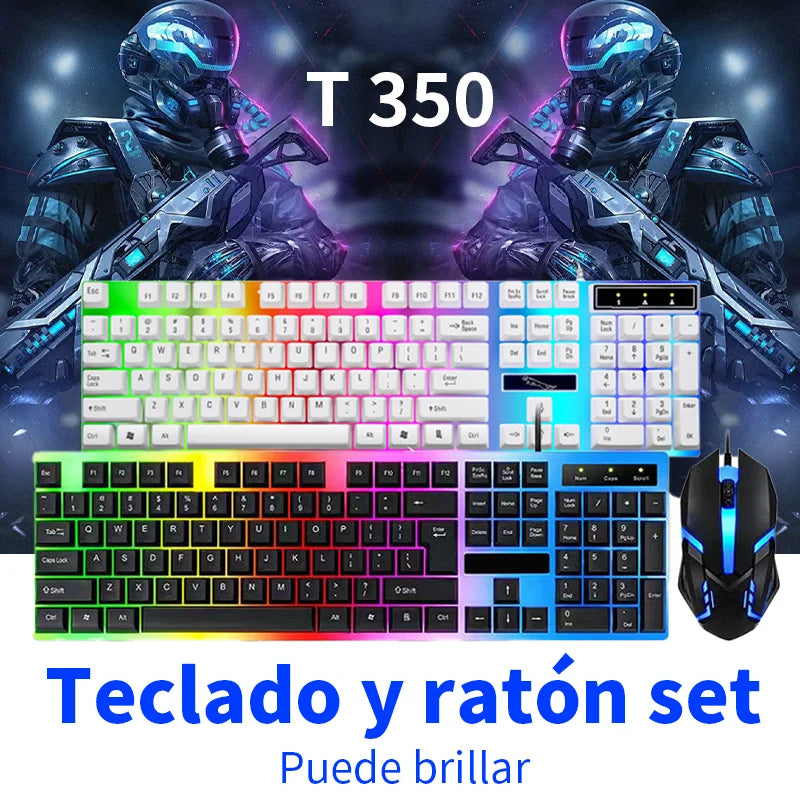 Kit de Teclado y Ratón con Cable