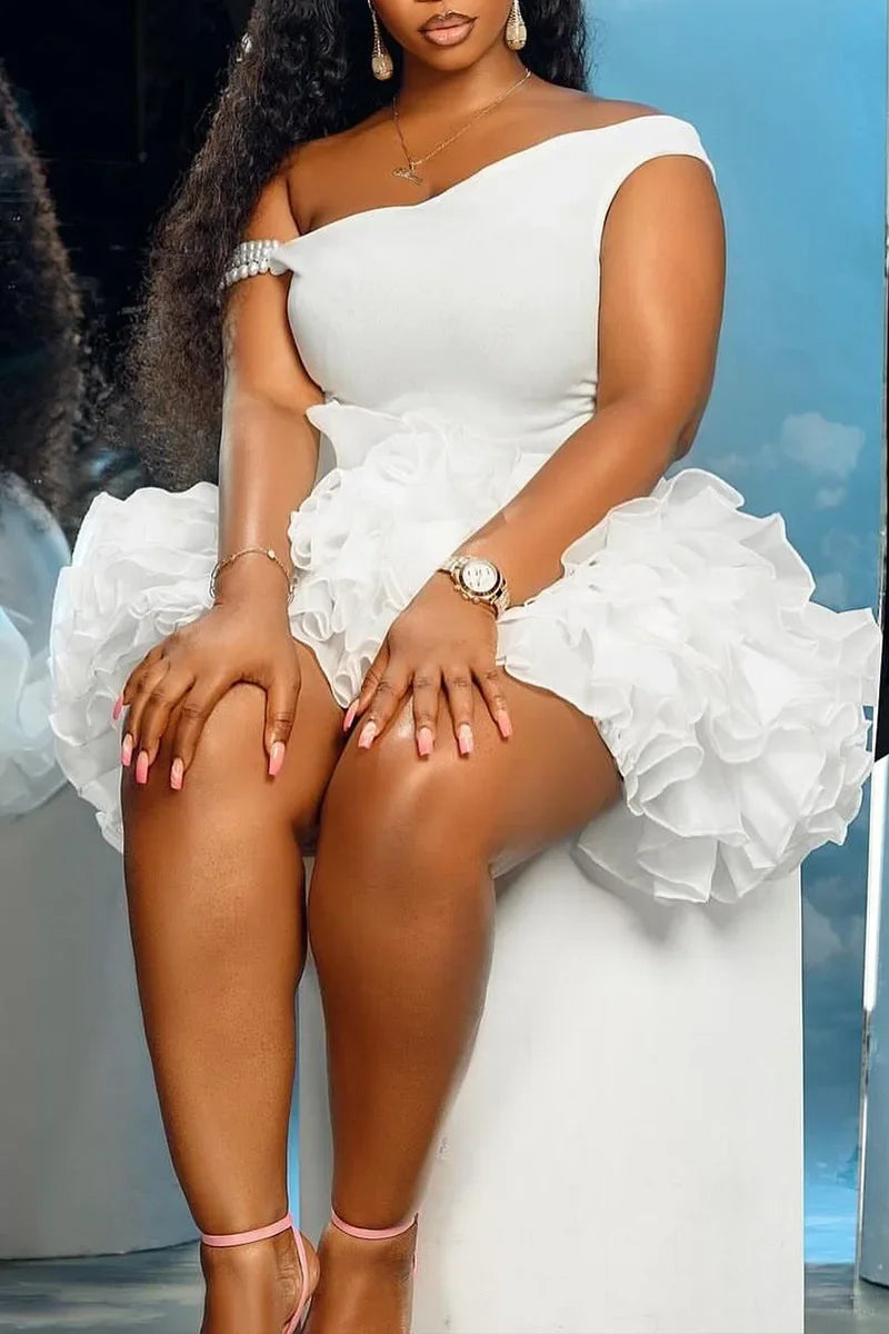 vestido de malla ajustado elástico