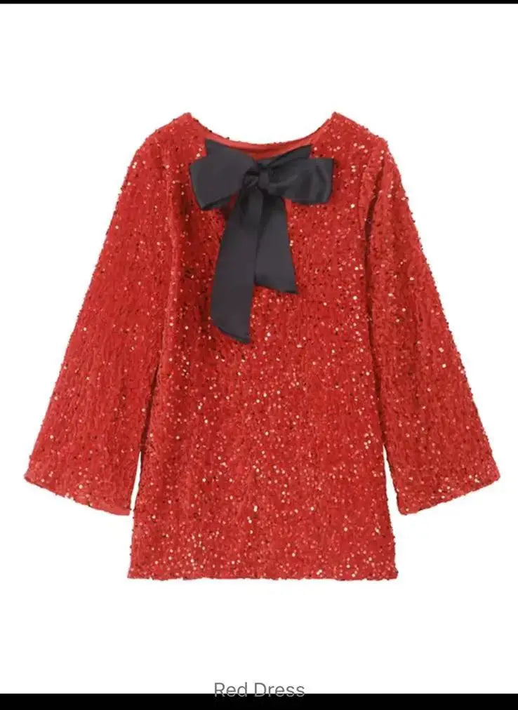 Vestido corto de lentejuelas