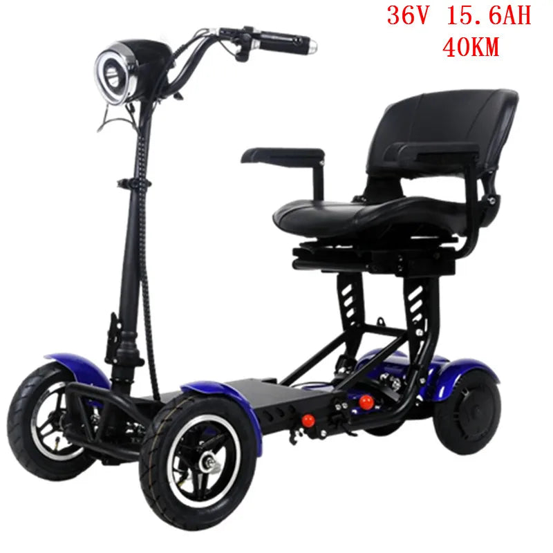 Patinete eléctrico de cuatro ruedas