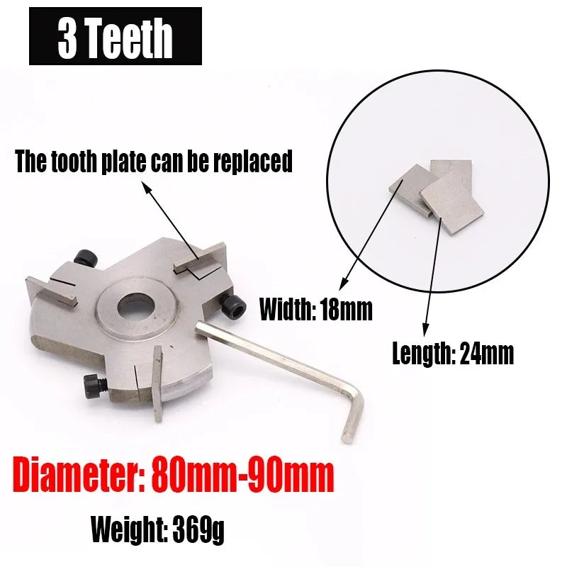 Amoladora angular desmontable de 3 hojas