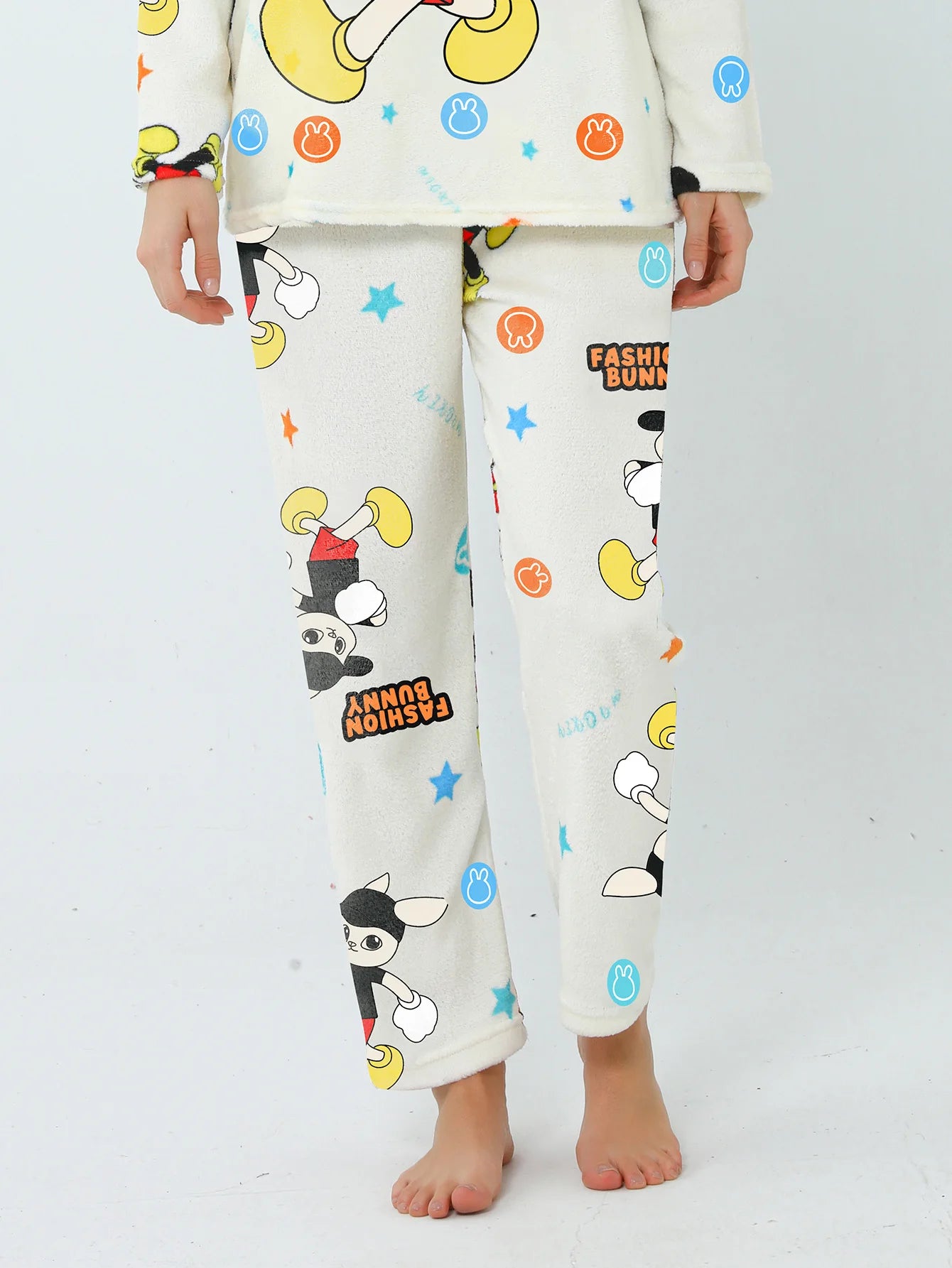 Conjunto de Pijama de Felpa