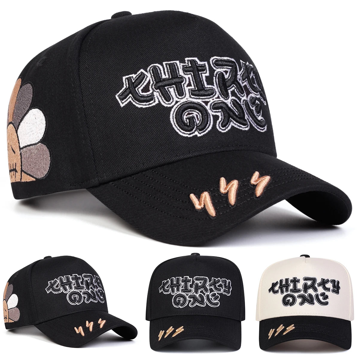 Gorras de béisbol unisex con bordado