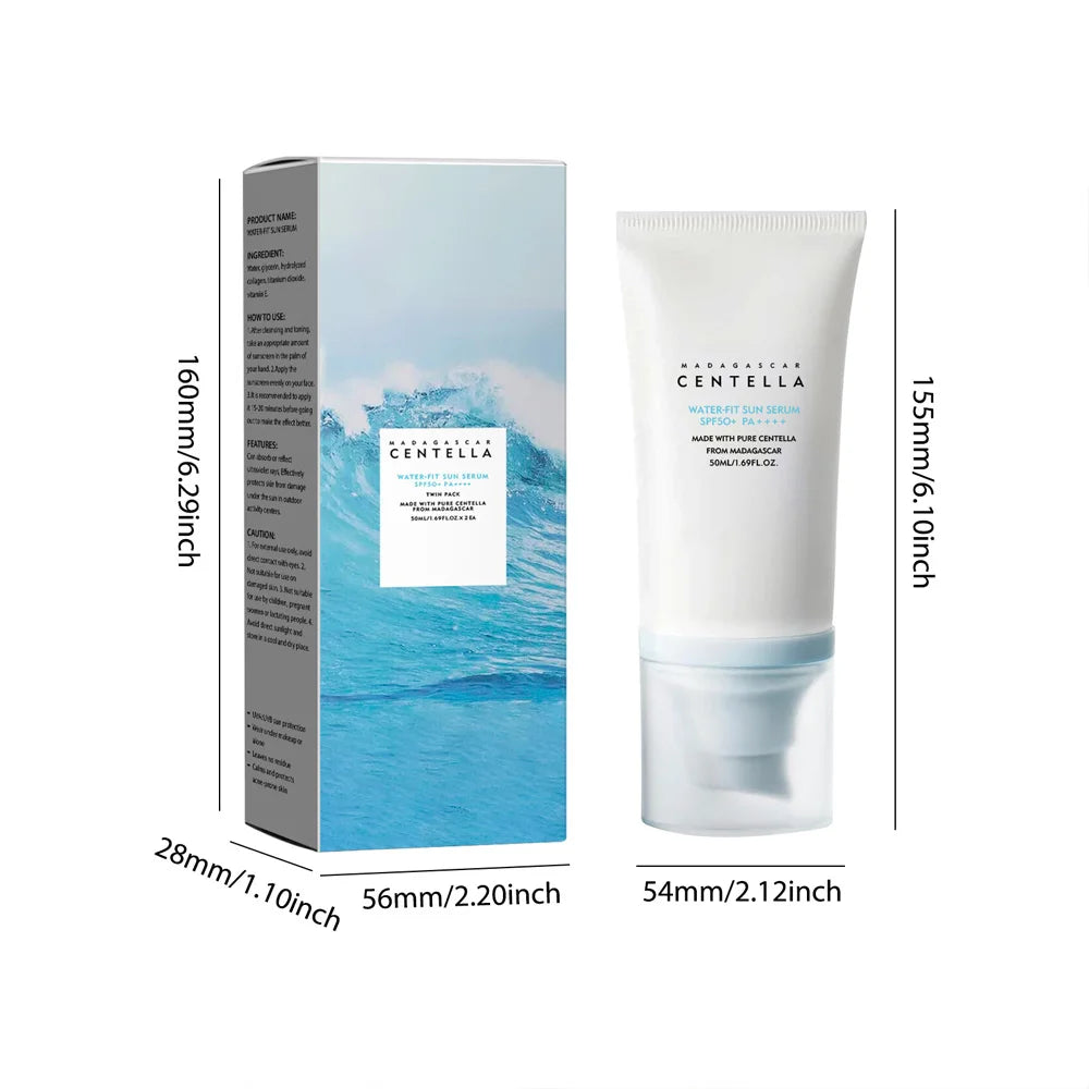 Original 50 + Protector solar Facial Centella Protector UV bloqueador solar