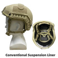 Casco táctico Kevlar ACH de corte alto