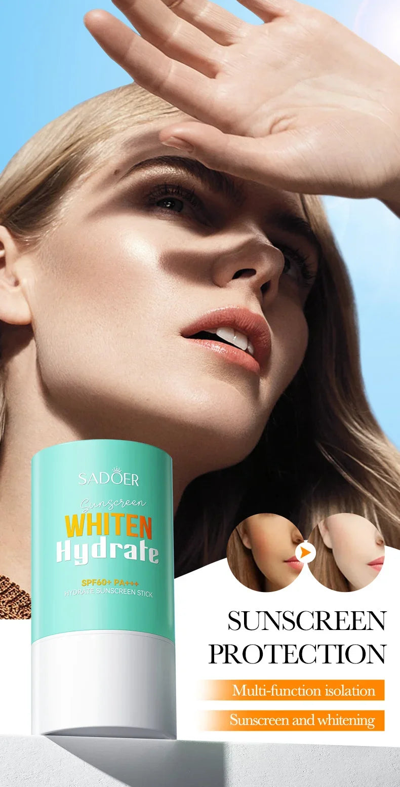 Protector solar SPF 60+, protección solar de larga duración, bloqueador