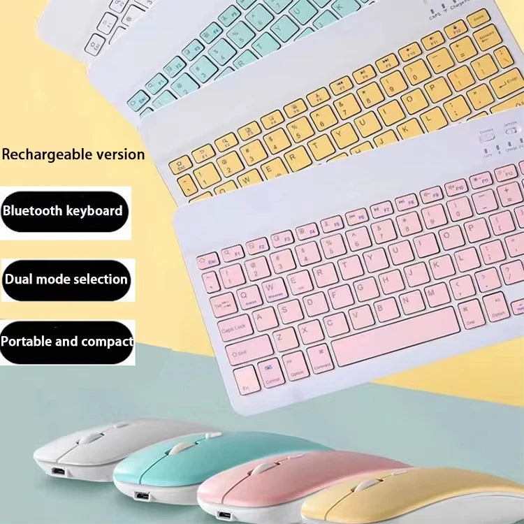 teclado y ratón inalámbrico portátil,