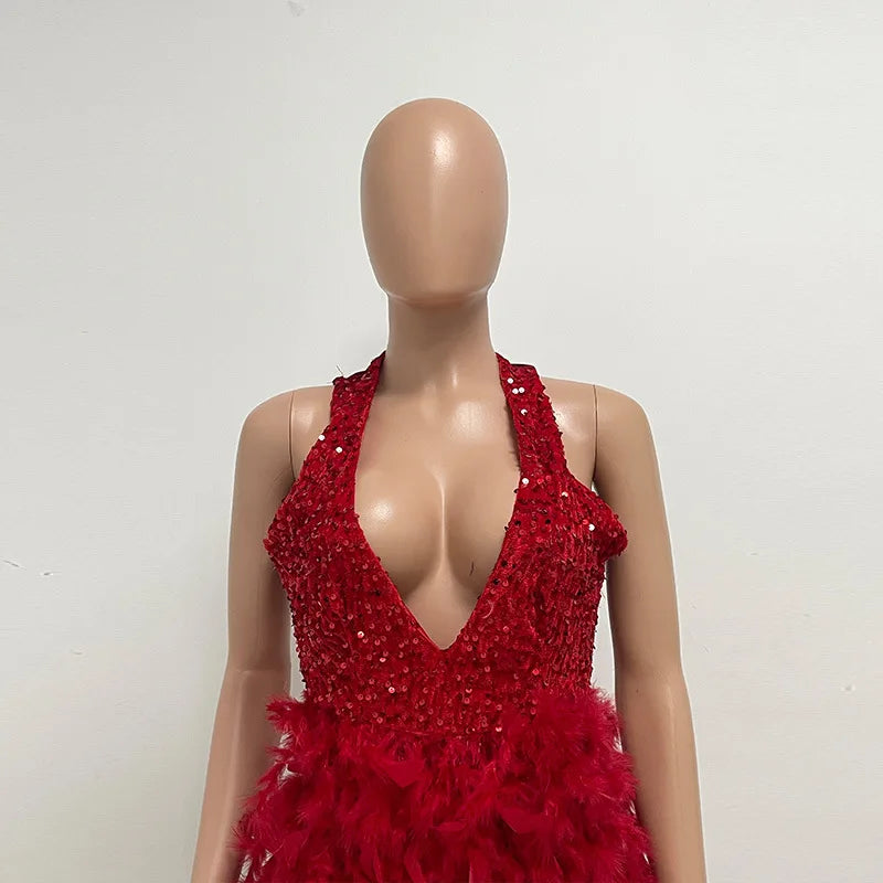 Vestido corto a la Cadera